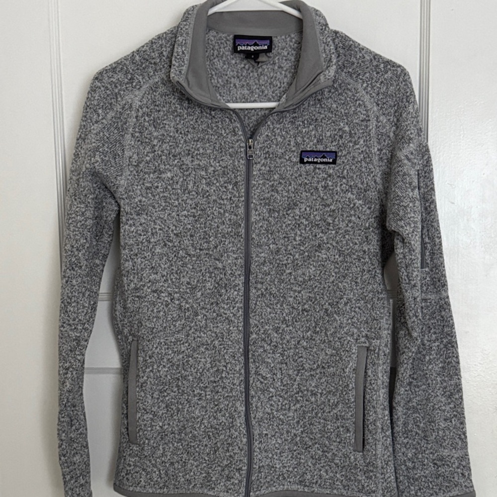 Patagonia Heathered Gray Zip-Up  Better Sweater Fleece Jacket